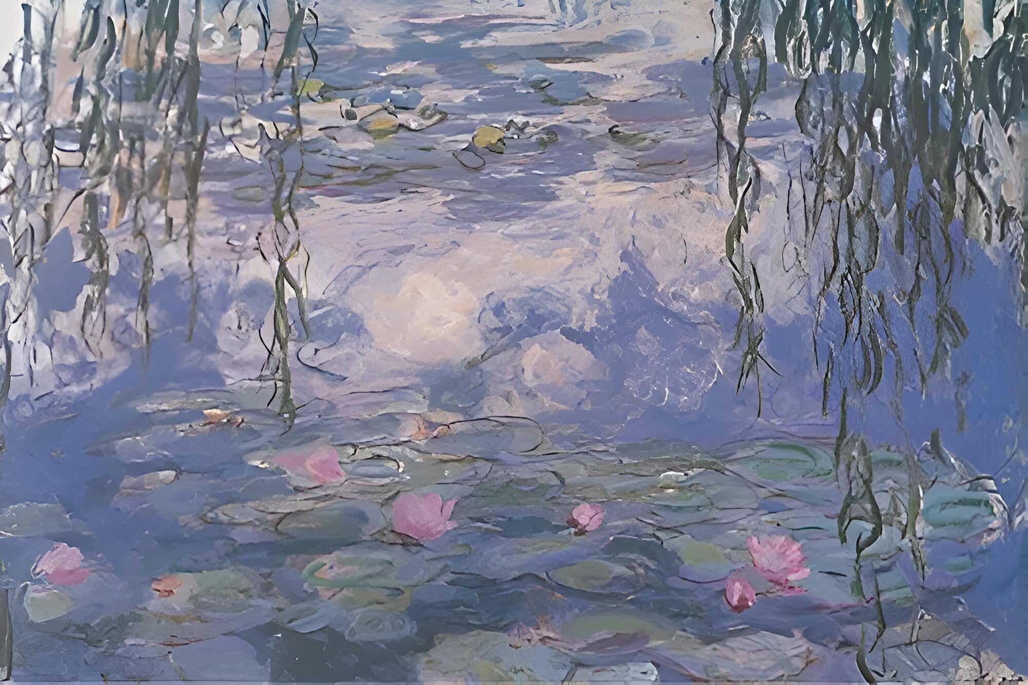 額装済/Nympheas Effet/クロードモネ/ポスター/インテリア/アート Amazon.co.jp: Claude Monet クロード・モネ Le Bassin Aux